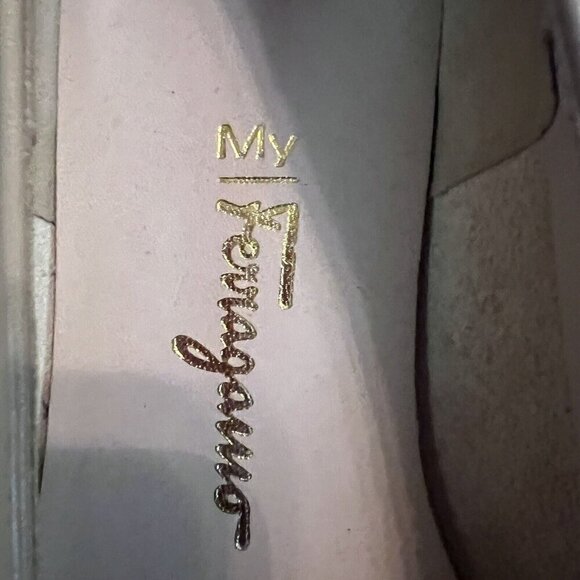 Salvatore Ferragamo My Cloud Leather Flats Beige Size 6 Made In Italy - Picture 7 of 11